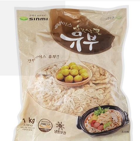 햇살콩유부 슬라이스1kg